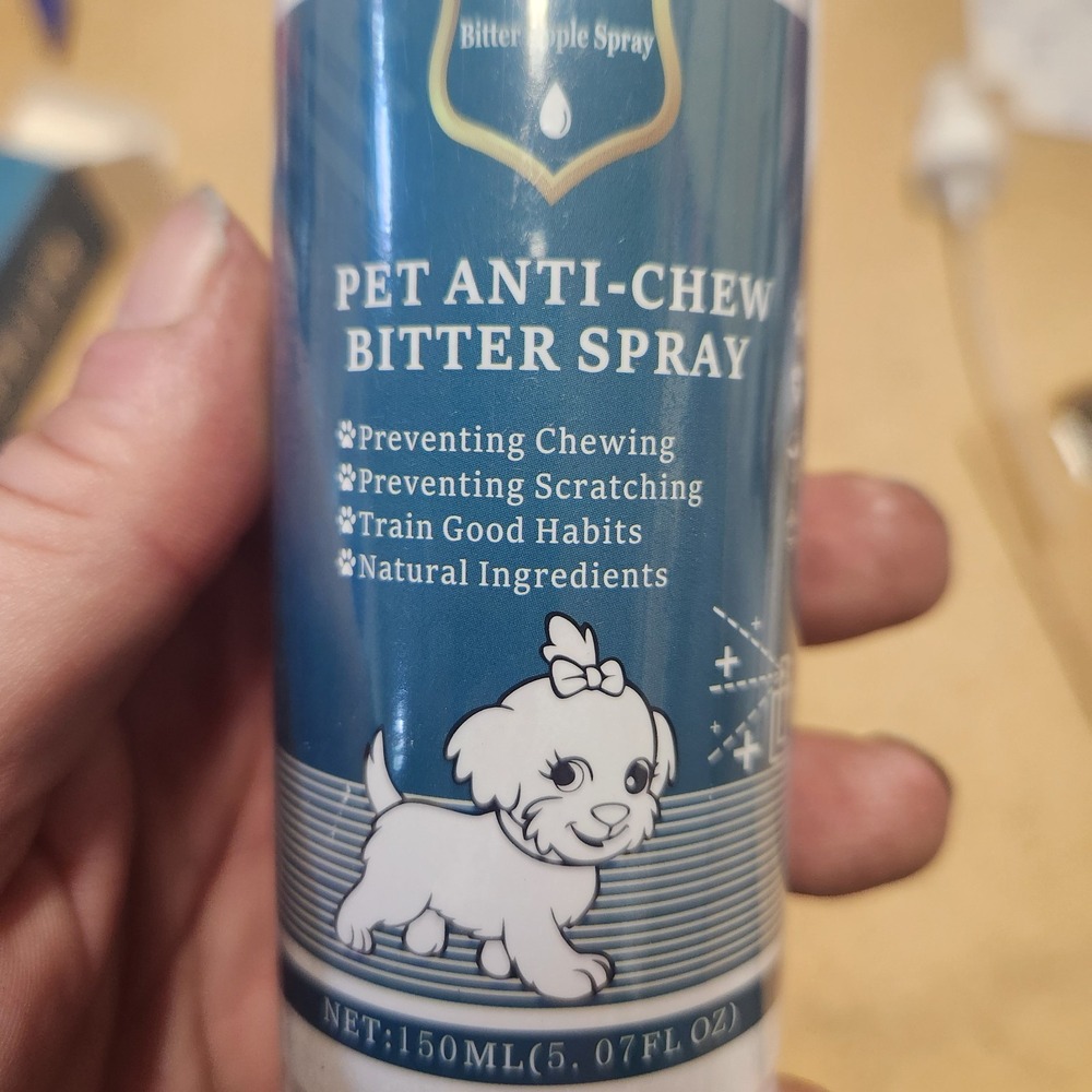Pet Anti-Chew Bitter Apple Spray 150ml for Dogs Cats Anti Chewing Stop Biting - Picture 3 of 6